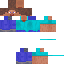 Lighted steve skin