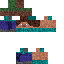 Little Steve with grass block skin