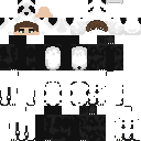 Panda onesie boy skin