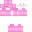 Pink bear skin