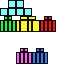 Rainbow blocks skin