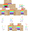 rainbow poptart skin