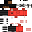 #Red cool sleeper boy skin