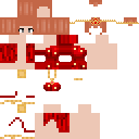 Red dress girl skin