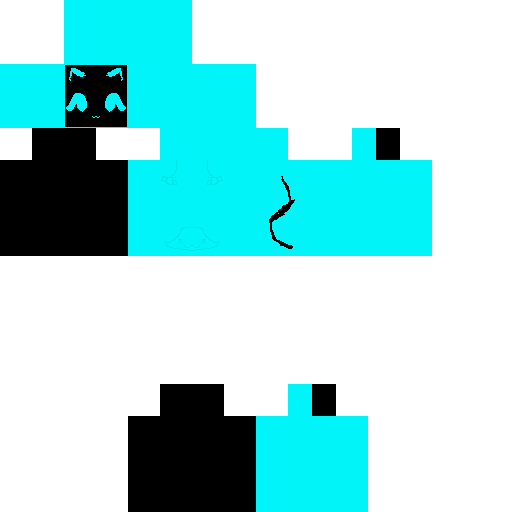 💙Robotic hoodie cat🐱 skin