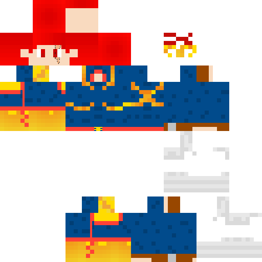 The star traje de herói ALL FIRE v2 skin