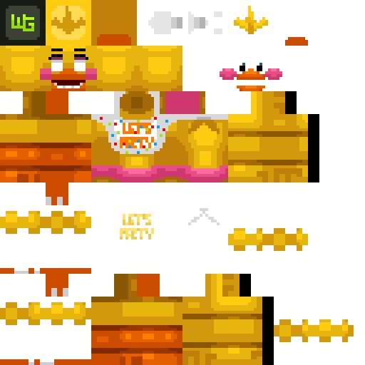 Toy chica (not by me) skin