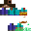 two element Herobrine skin
